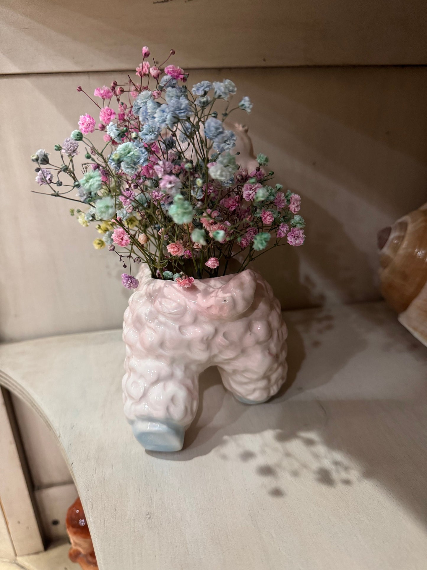 Vintage Rocking Horse Planter Gift Cute Baby Gift Planter One of a Kind Baby Gift Succulent Planter Floral Vase for Baby