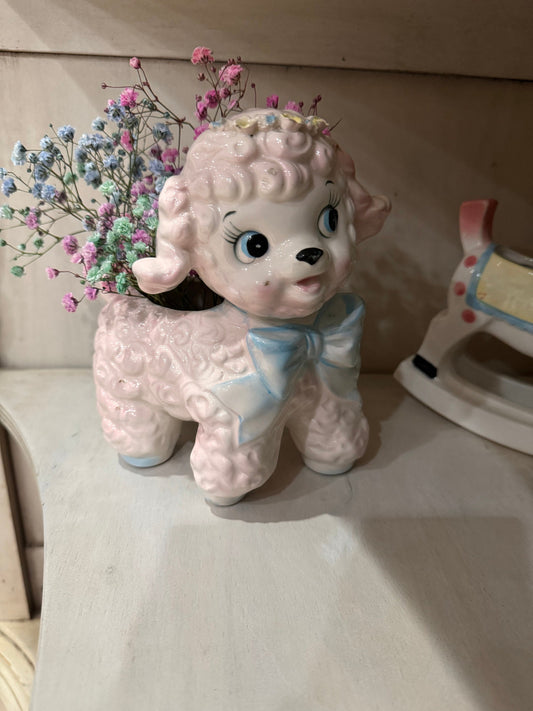 Vintage Rocking Horse Planter Gift Cute Baby Gift Planter One of a Kind Baby Gift Succulent Planter Floral Vase for Baby