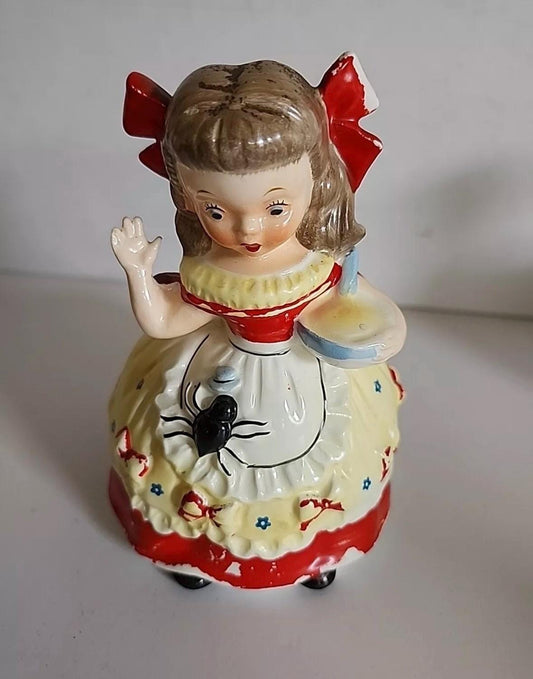 Nursery Rhymes Napco vase planter Babies Room Vintage Decor Three Planters Goldilocks Miss Moffet Rare Colkectible Nursery Baby Gift