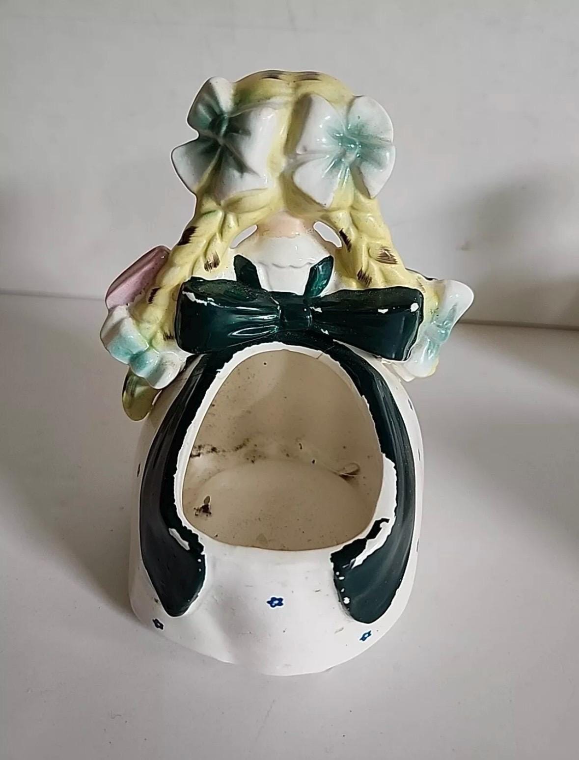 Nursery Rhymes Napco vase planter Babies Room Vintage Decor Three Planters Goldilocks Miss Moffet Rare Colkectible Nursery Baby Gift