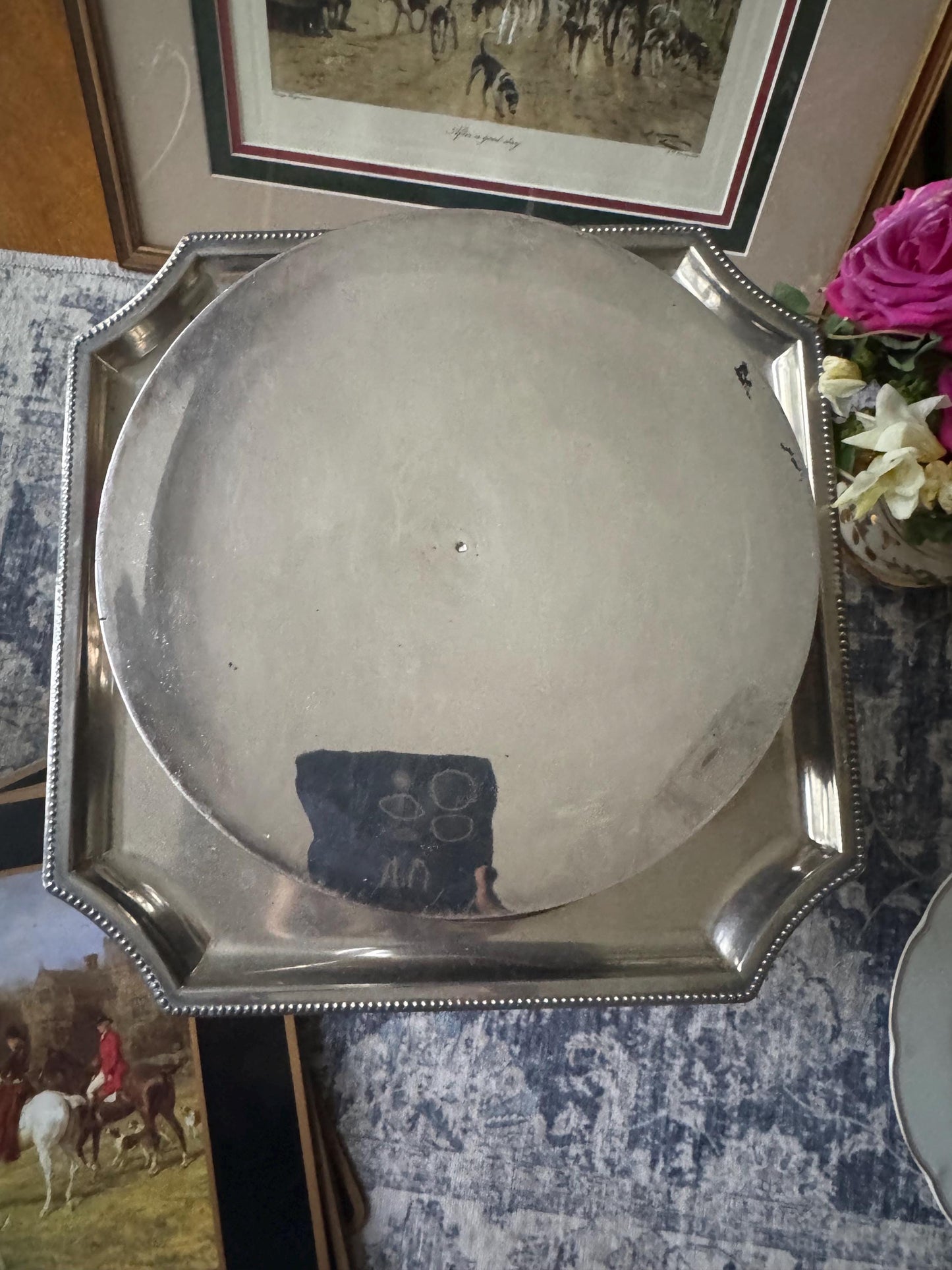 Silver Ice Bucket Vintage Top Hat MCM Deco Ice Bucket Rare Gorham
