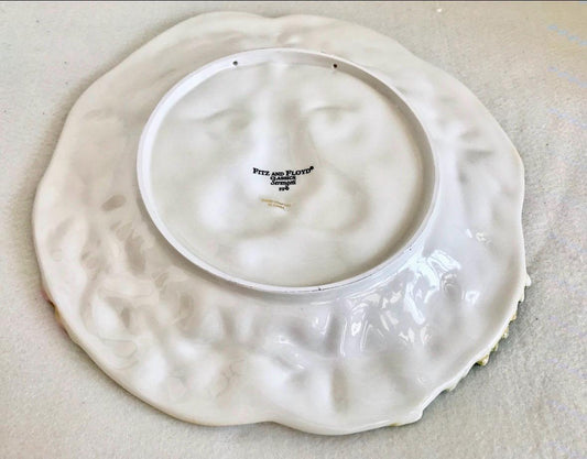 Fitz and Floyd Tiger Orchid Tiger Collectible Plate Sarangeti Collection Large Platter size