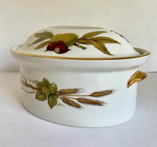 painted serving dish