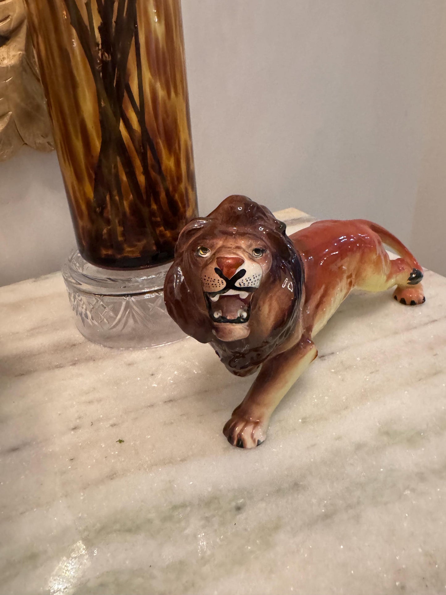 lion vintage ceramic
MCM Lion porcelain