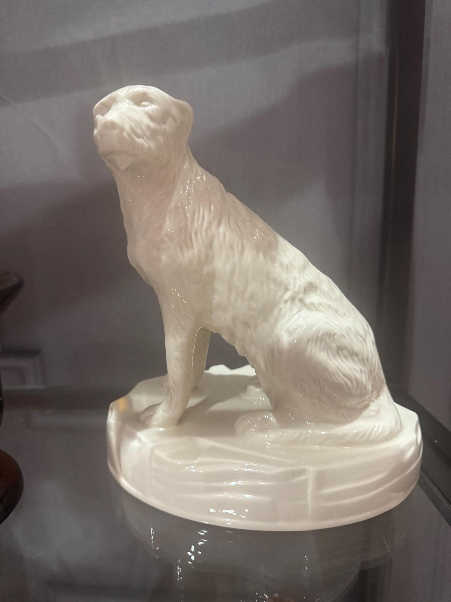 beleek wolf hound figurine
