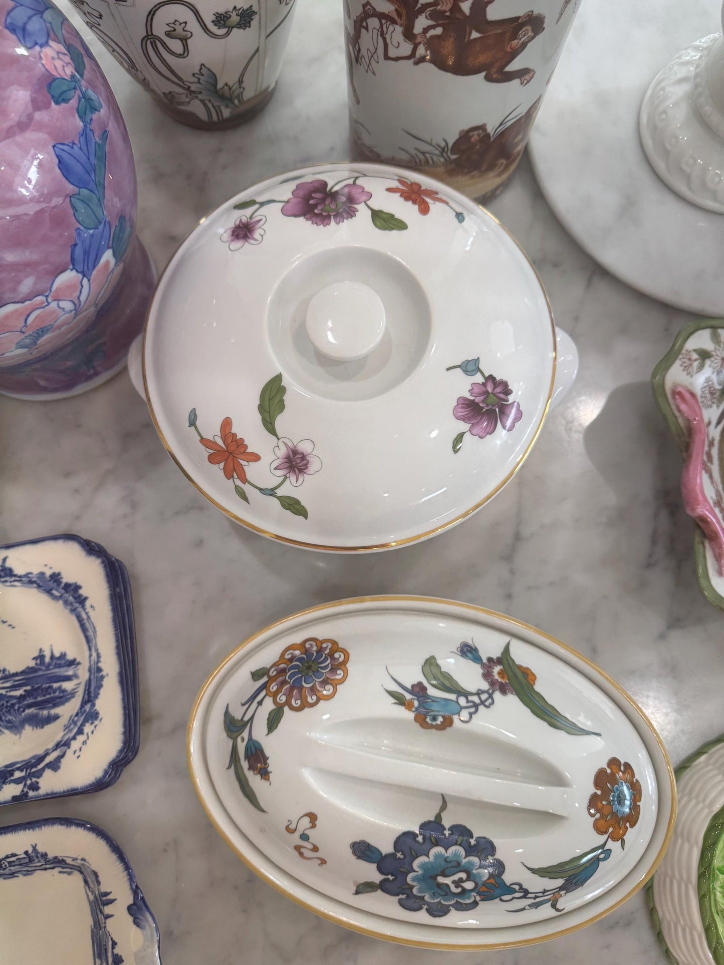 royal Worcester lidded dishes