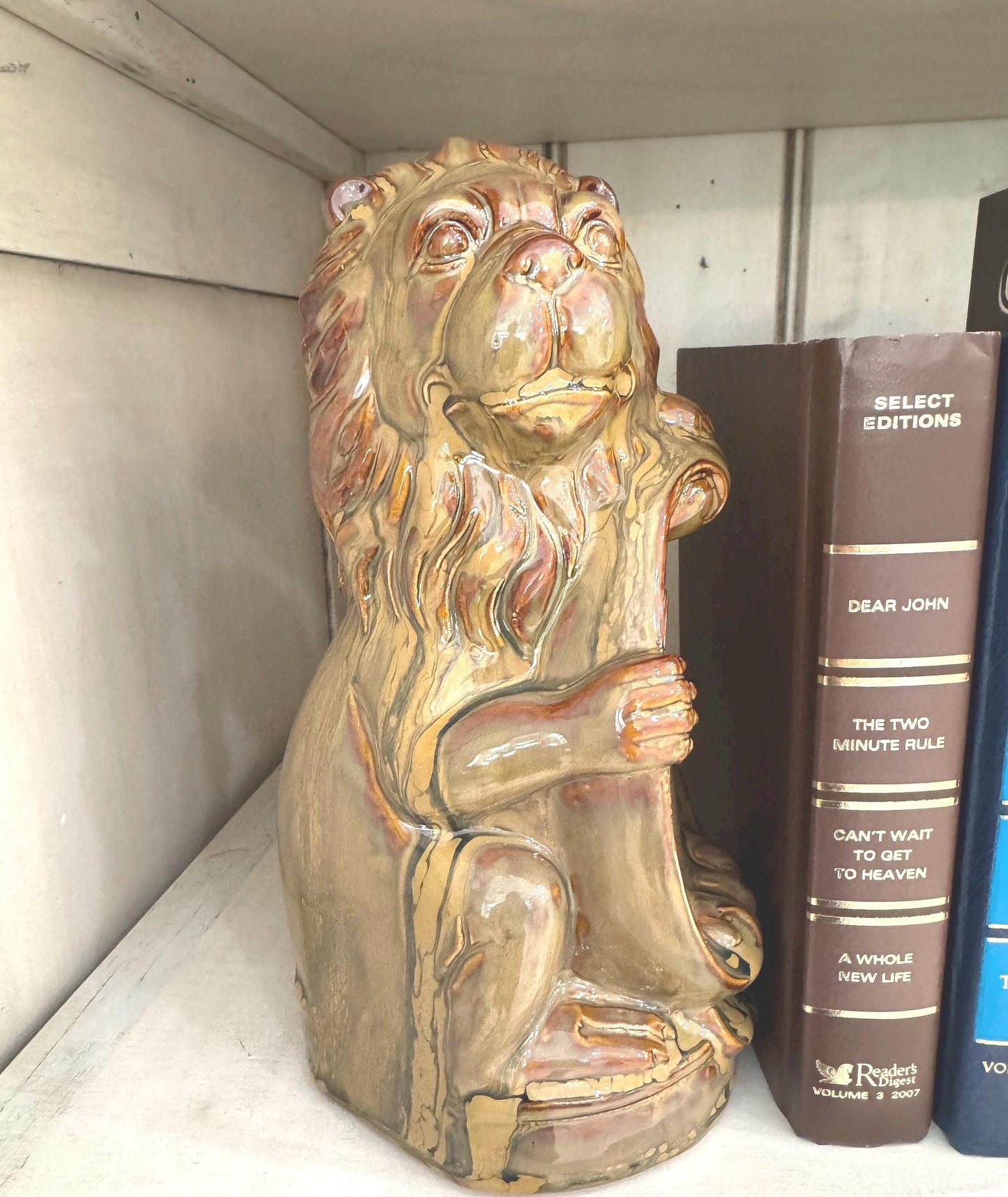 lion bookends vintage MCM