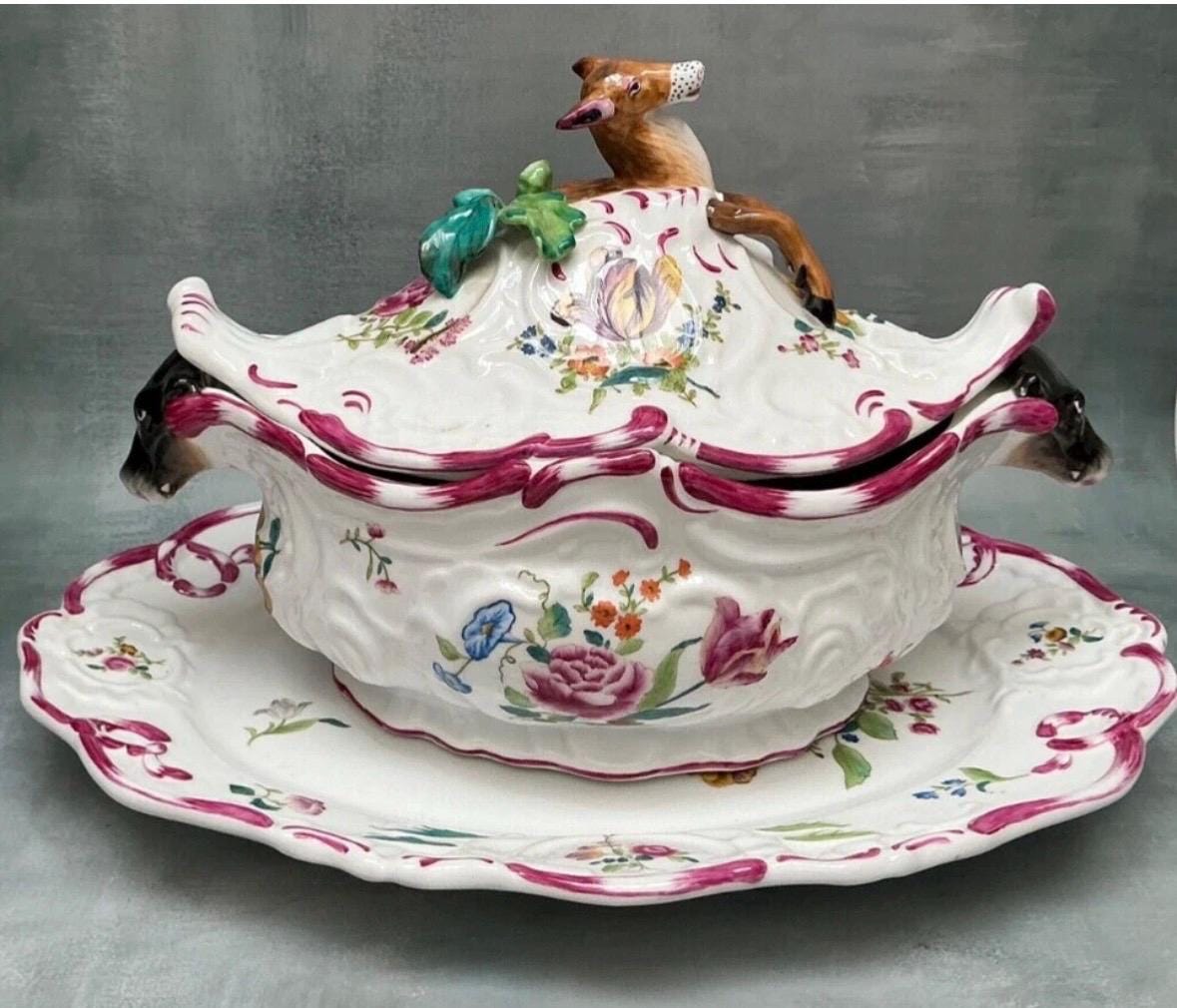 Chelsea House Winterthur Tureen Chelsea House Platter limited edition 50 of 500 Jacque Chapelle France