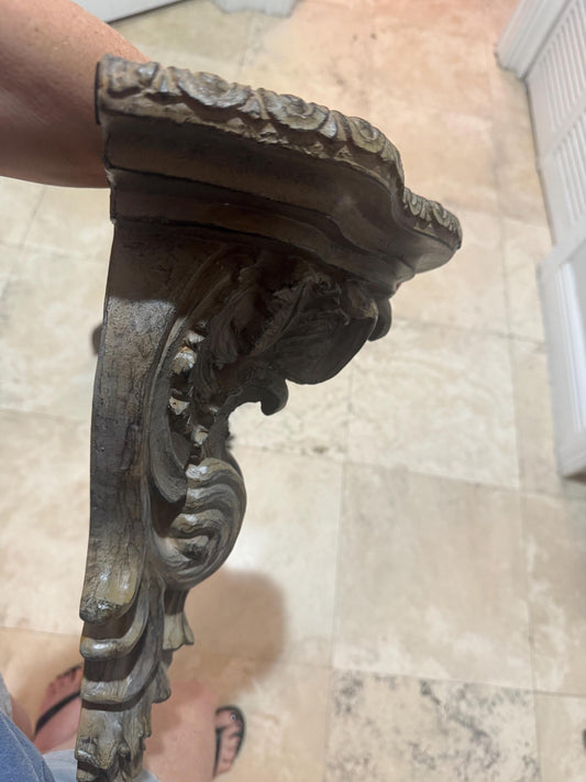 Elegant pair of large sconces matching vintage syrocco