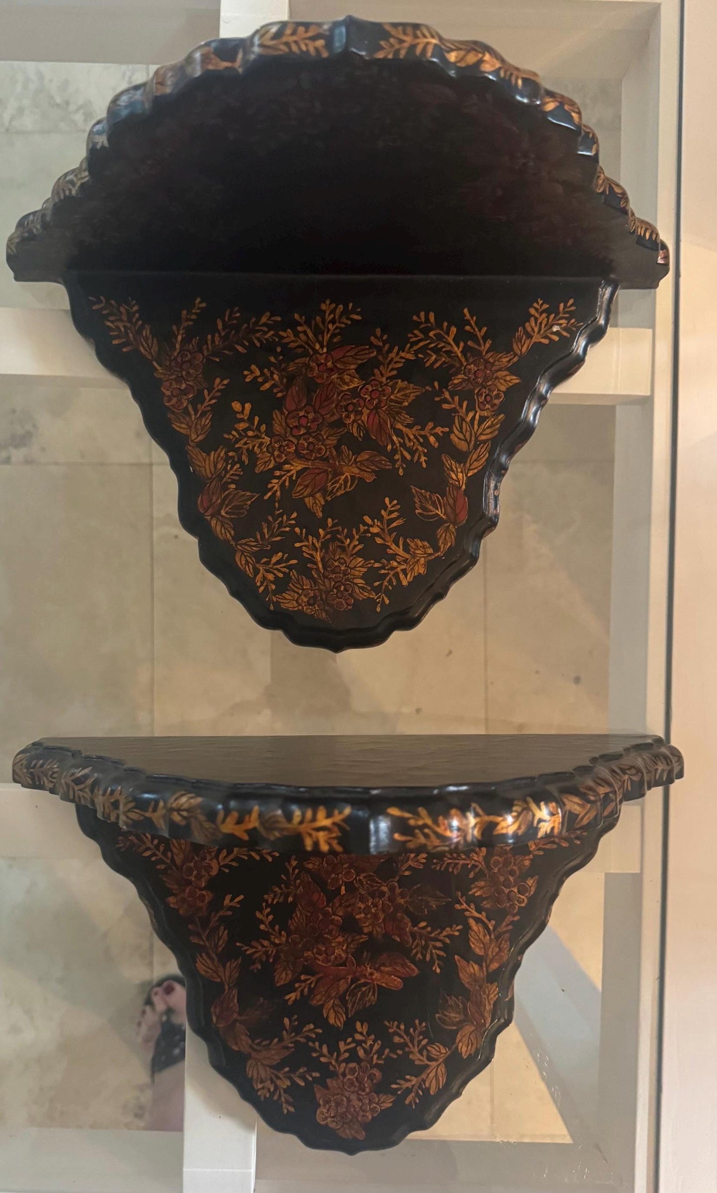 black Castilian shelf