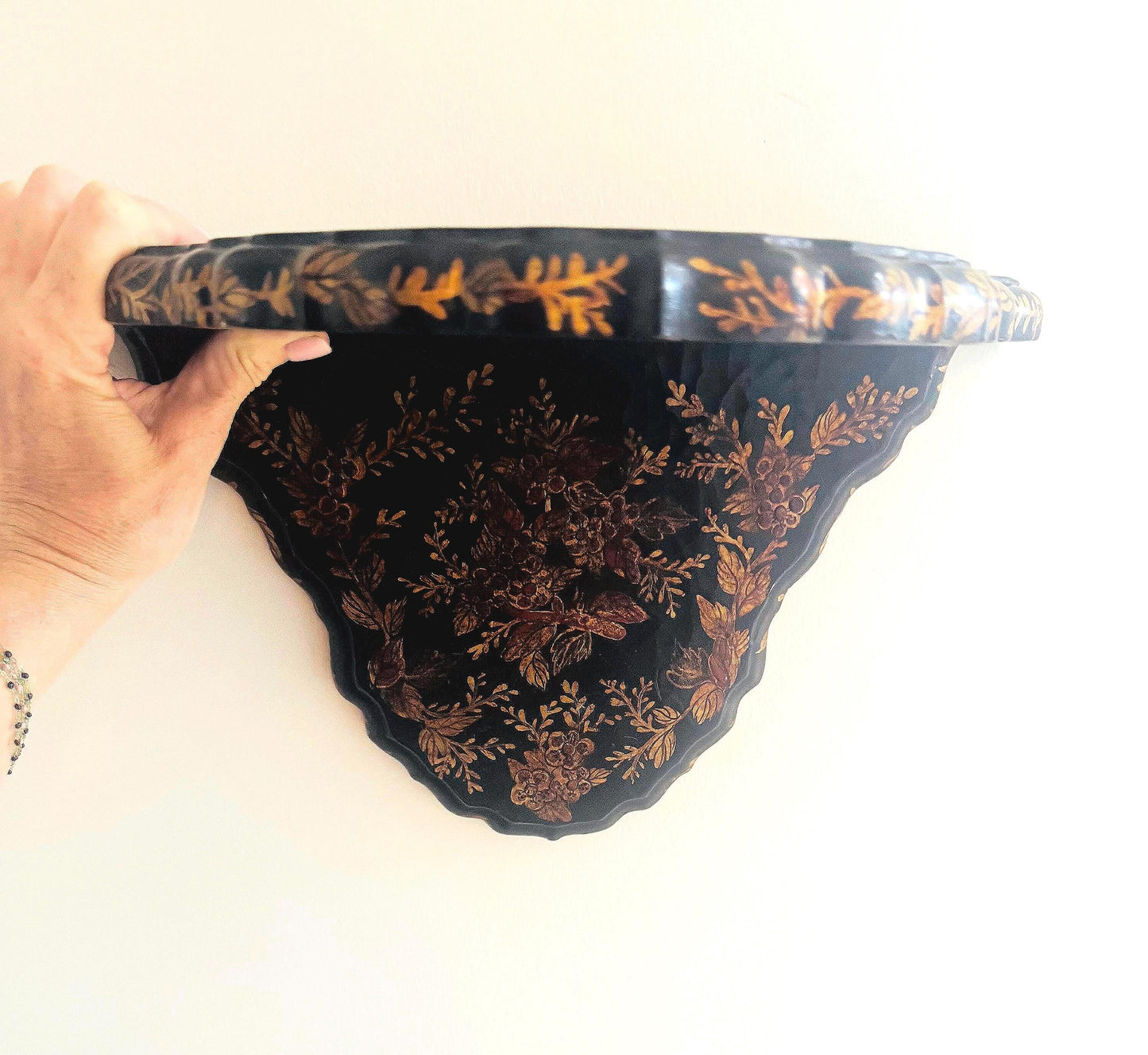 chinoserie shelf