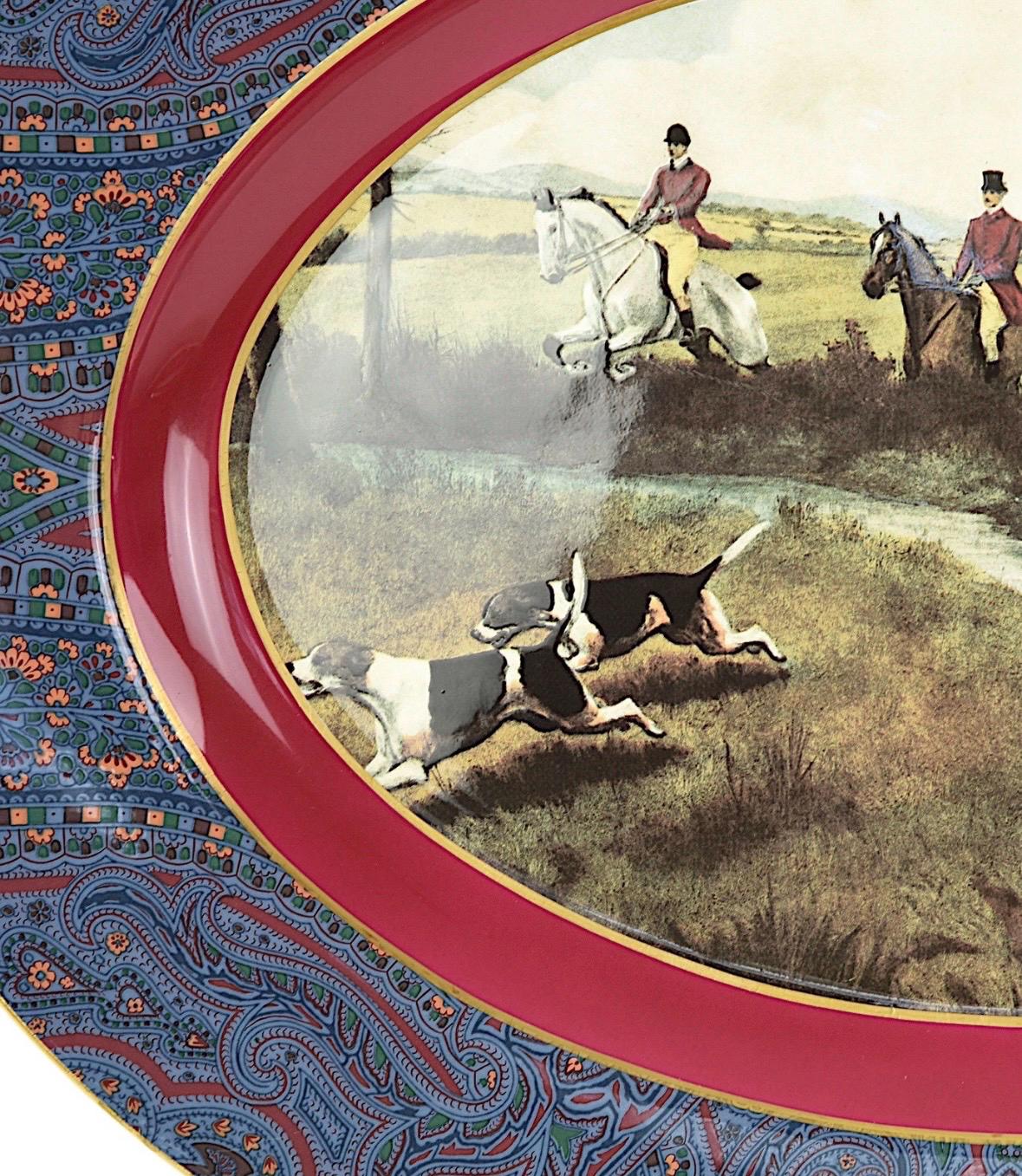 Ralph Lauren Wedgewood Platter Berkshire Hunt Large Serving Platter made England