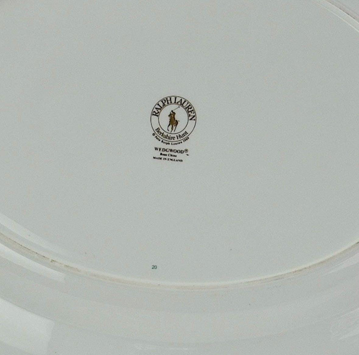 Ralph Lauren Wedgewood Platter Berkshire Hunt Large Serving Platter made England