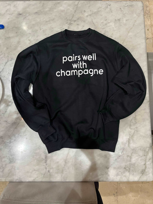 Pairs Well with Champagne Sweatshirt, Champagne Shirt