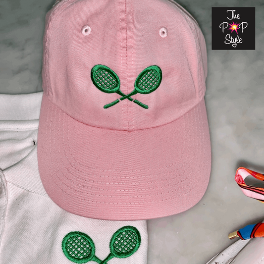 Tennis Hat, Embroidered Tennis Hat