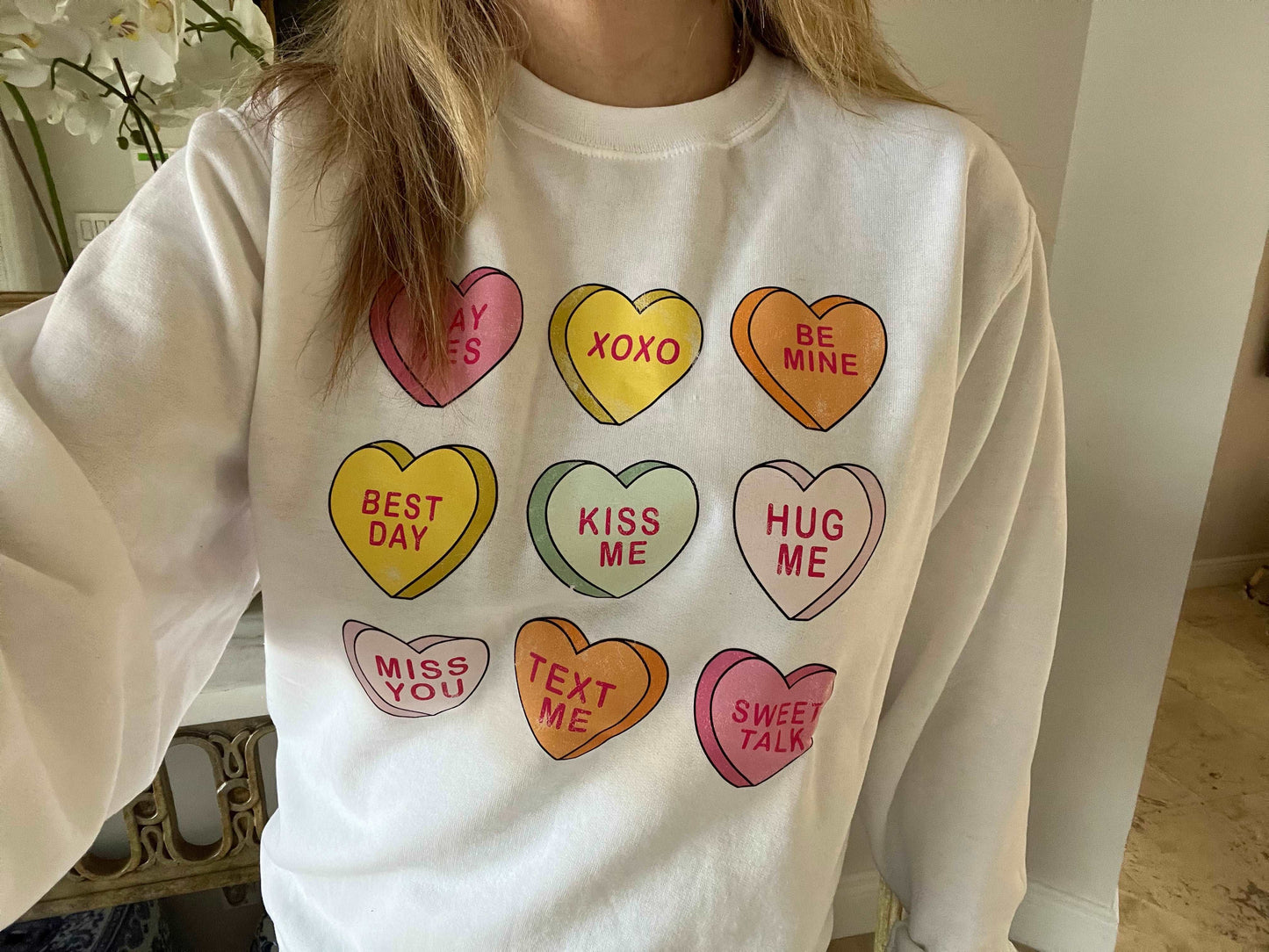 Heart Shirt, Retro Conversation Heart Shirt