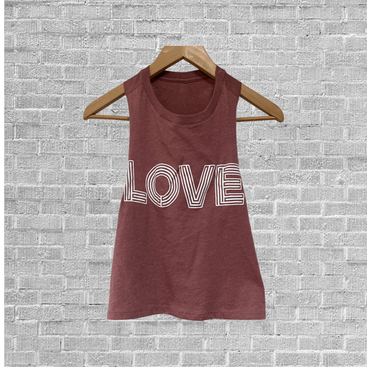 LOVE Tank Top Cropped tank