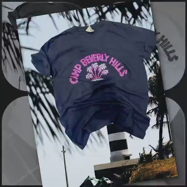 Camp Beverly Hills Sweatshirt, California Souvenir Shirt , valley girl shirt, Beverly Hills Hotel Shirt, Destination Shirt