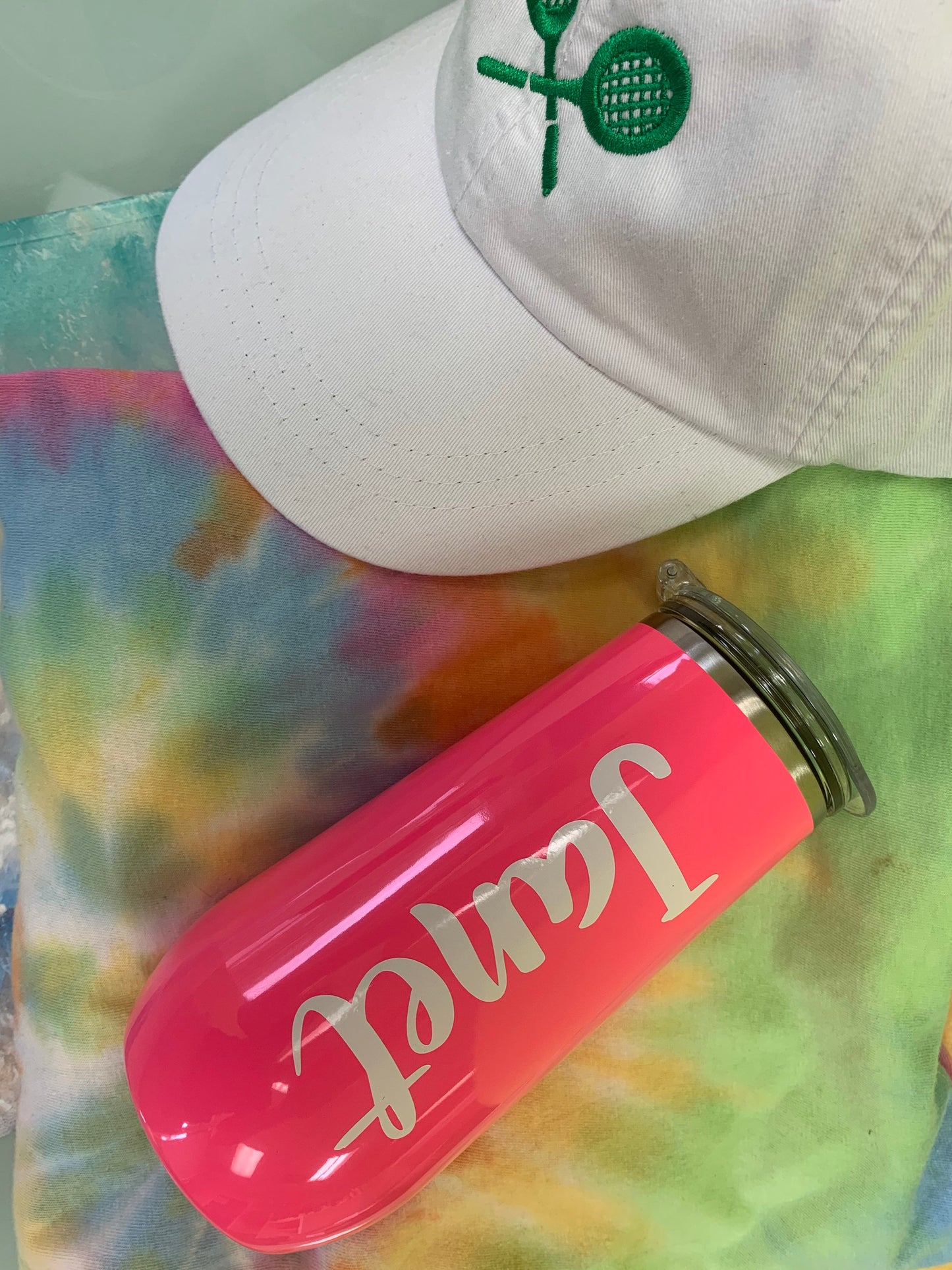 Tennis Hat , Summer Beach Hat , Tennis logo Hat