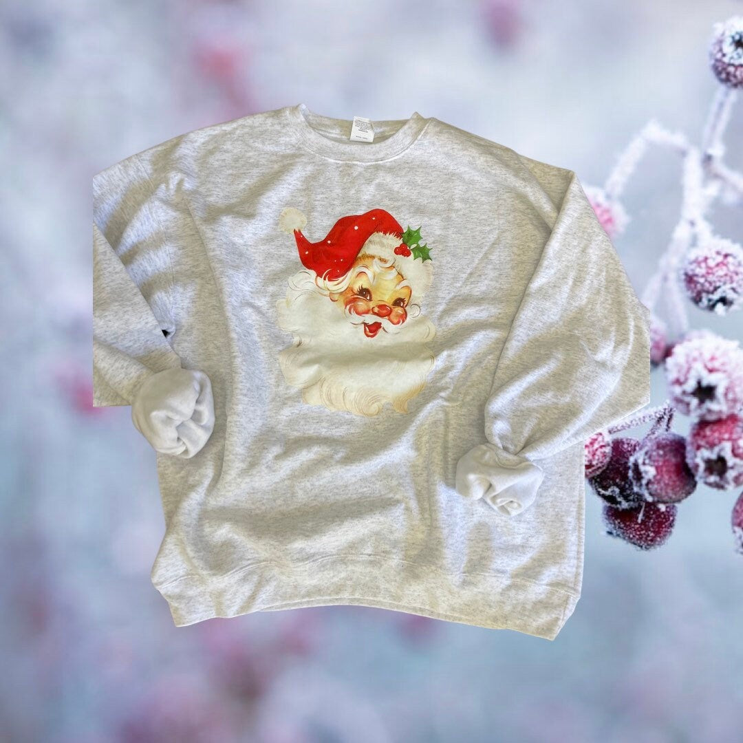 Vintage Santa Shirt, Retro Santa Sweatshirt, Retro Christmas Shirt, Vintage Christmas Shirt