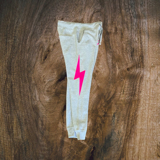 Lightening Bolt Sweatpants. Lightening Bolt joggers. fashion unisex joggers.