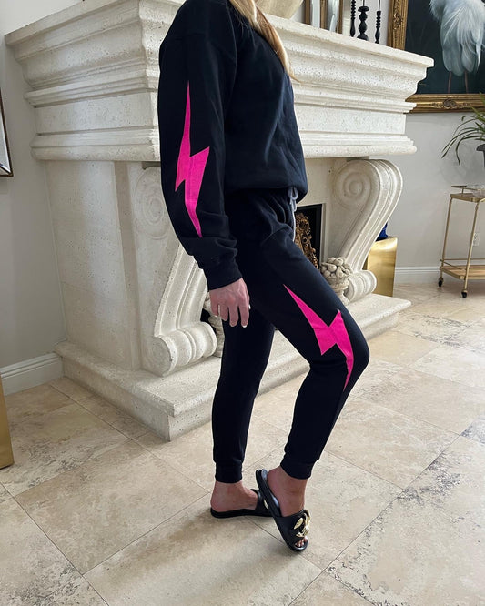 Youth Lightening Bolt Sweatpants Lightening Bolt joggers , fashion unisex joggers