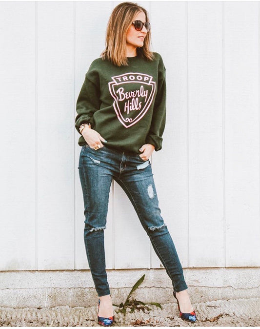 Troop Beverly Hills Sweatshirt, Wilderness Girls Shirt, WE Don't Need Patches Shirt