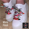 Silk Scarf Shoe Laces for Fashion Sneakers / custom shoe laces / designer shoe laces