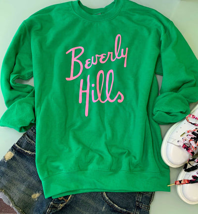 Beverly Hills Sweatshirt. Destination Shirt, California Souvenir Shirt