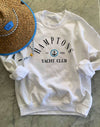 Hamptons Yacht Club Sweatshirt, Destination Shirt, Hamptons Souvenir Shirt
