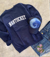 Nantucket Sweatshirt/ prep style shirt / collegiate shirt / Cape Cod Shirt