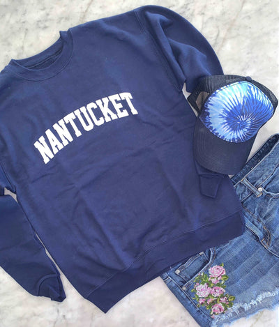 Nantucket Sweatshirt/ prep style shirt / collegiate shirt / Cape Cod Shirt