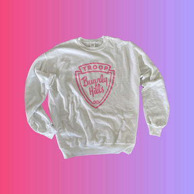 Troop Beverly Hills Pink Sweatshirt , Breast Cancer Awareness Shirt , We wear pink shirt