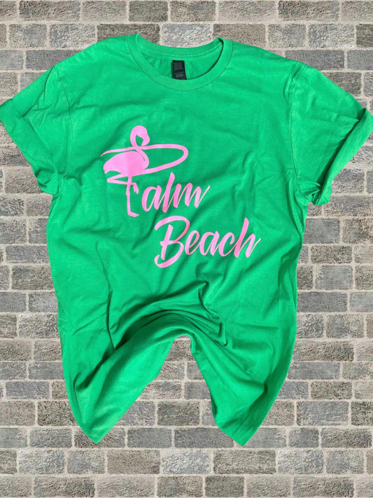 Palm Beach Shirt. Palm Beach Souvenir Shirt. Retro Palm Beach Shirt.