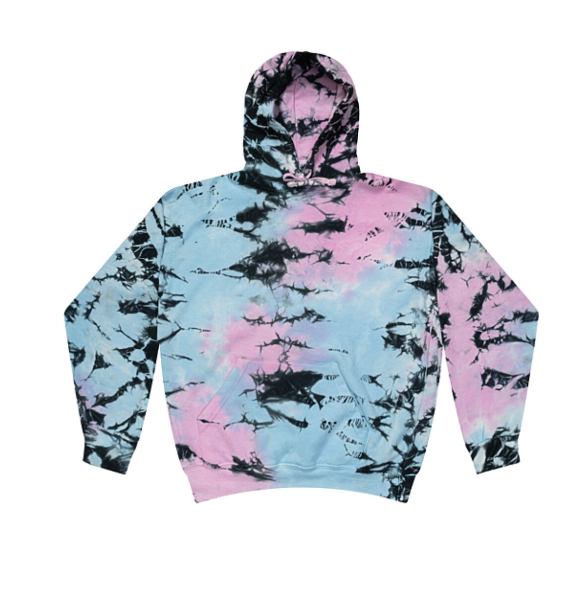 Pink Blue Black Tie Dye Hoodie Pink Swirl Candy Dream Tie Dye Hoodie. Rainbow Tie Dye Hoodie