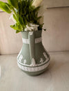 Wedgewood Jasperware cache pot Vase Sage Green Collectible Brigerton vase Vintage orchid pot