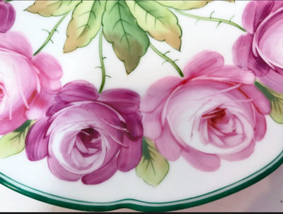 hand painted plate by Saxe