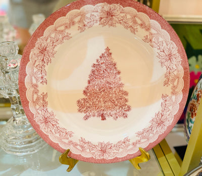 Christmas plates vintage