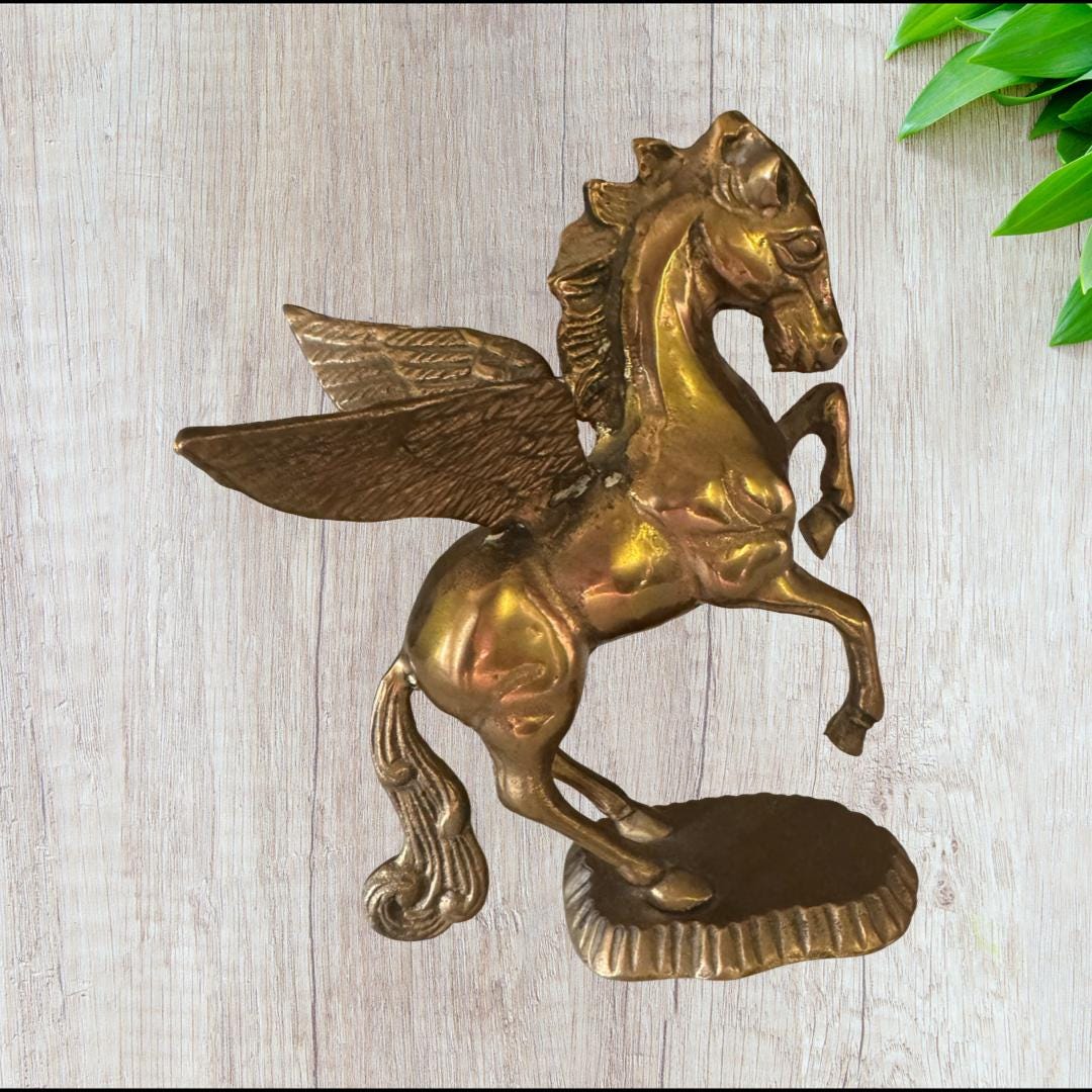 Brass Unicorns Collectible Brass Figures Vintage Brass Unicorns