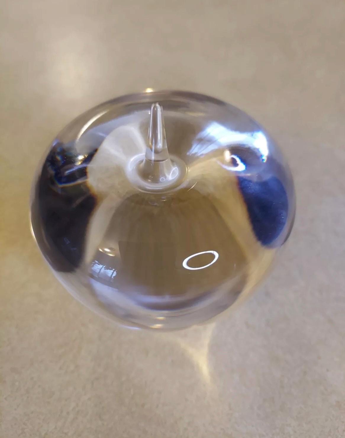 Tiffany and Co Apple Crystal Paperweight Gift for Teacher