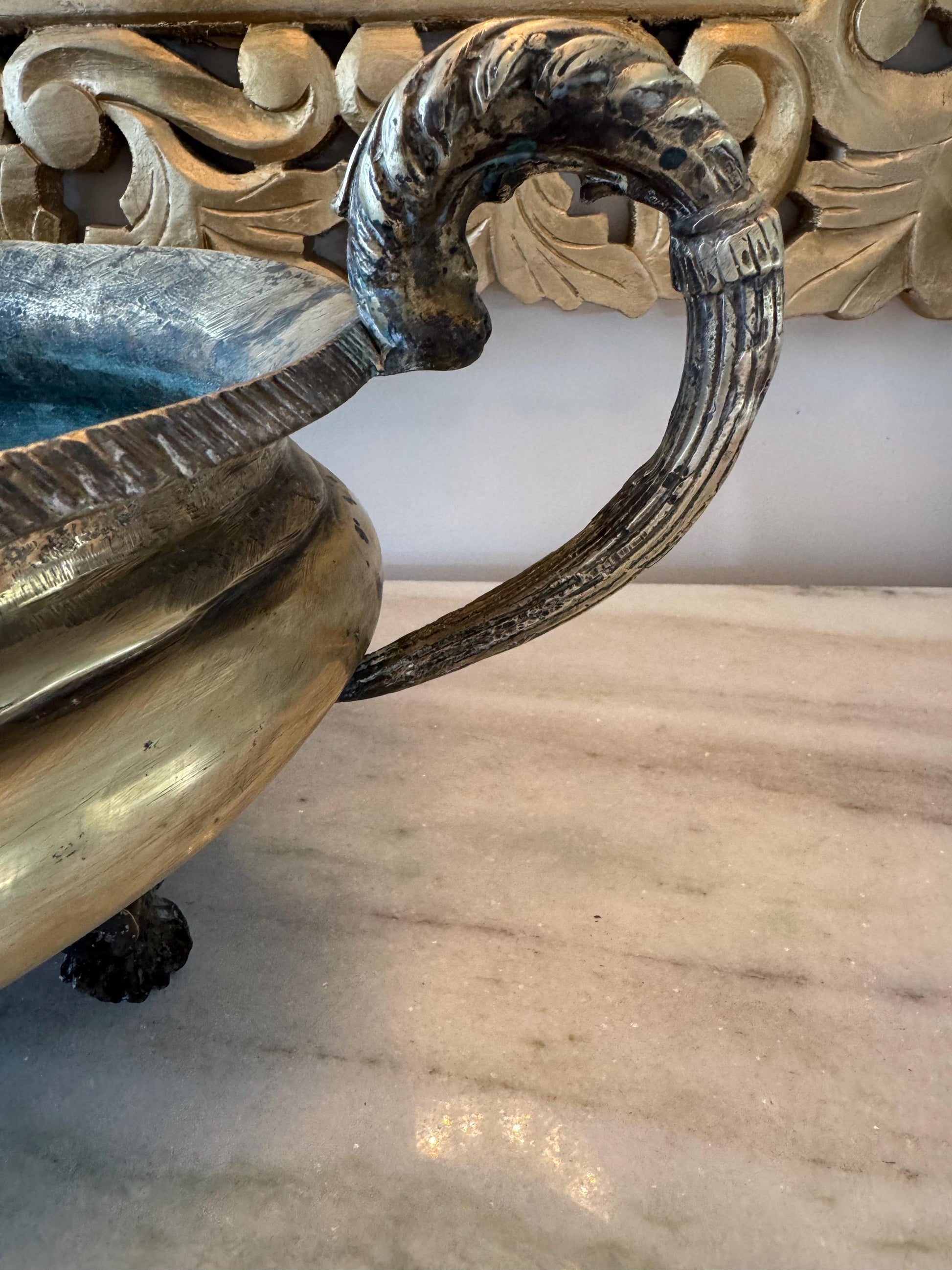 Jardinare French Planter Bronze Antique Flower Pot Stunning Display piece
