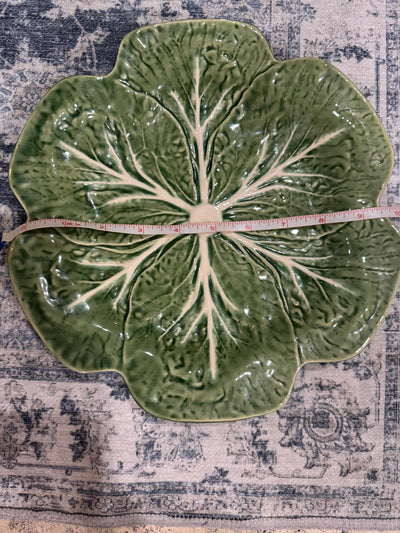 bordallo pinhero green cabbage dinner plates