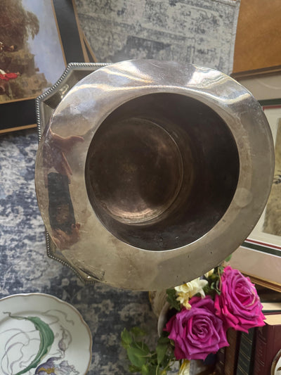 Silver Ice Bucket Vintage Top Hat MCM Deco Ice Bucket Rare Gorham