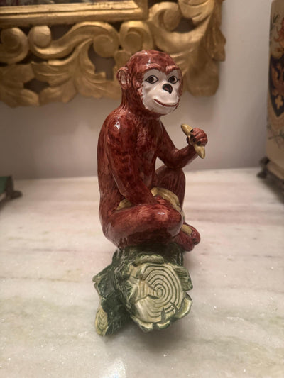 vintage monkey figurine