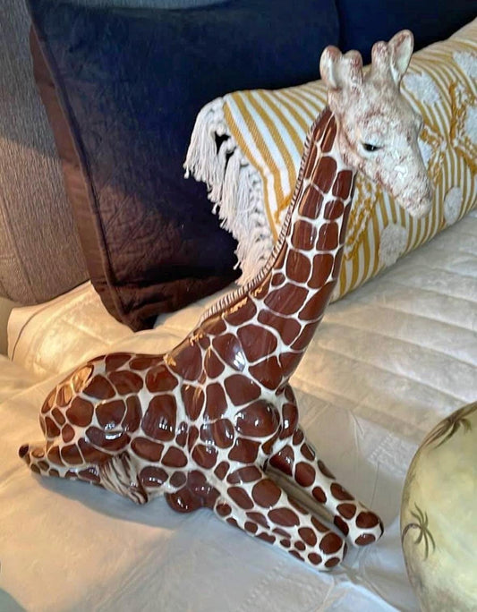 Italian terracotta giraffe
vintage MCM