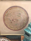 Koi Fish Silk Art framed MCM Asian Art Embroidered silk Chinese koi fish