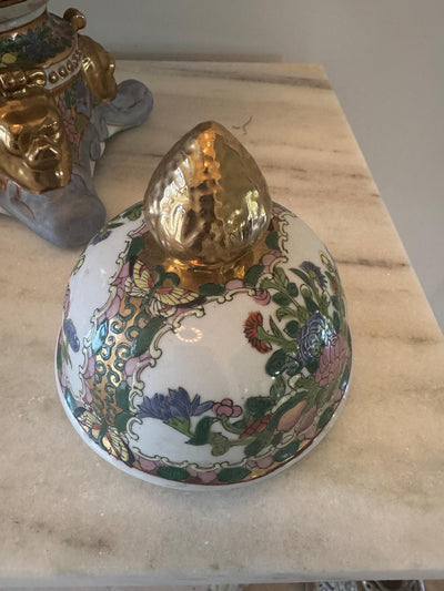 Rose Medallion Vase Urn Famille Rose Vase Large statement vase Chinese Import
