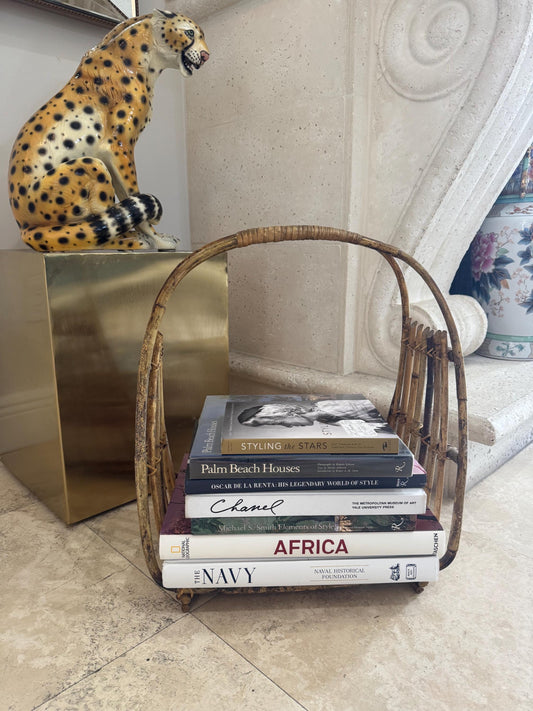 Burnt Bamboo Magazine rack MCM magazine book rack Towel Rack