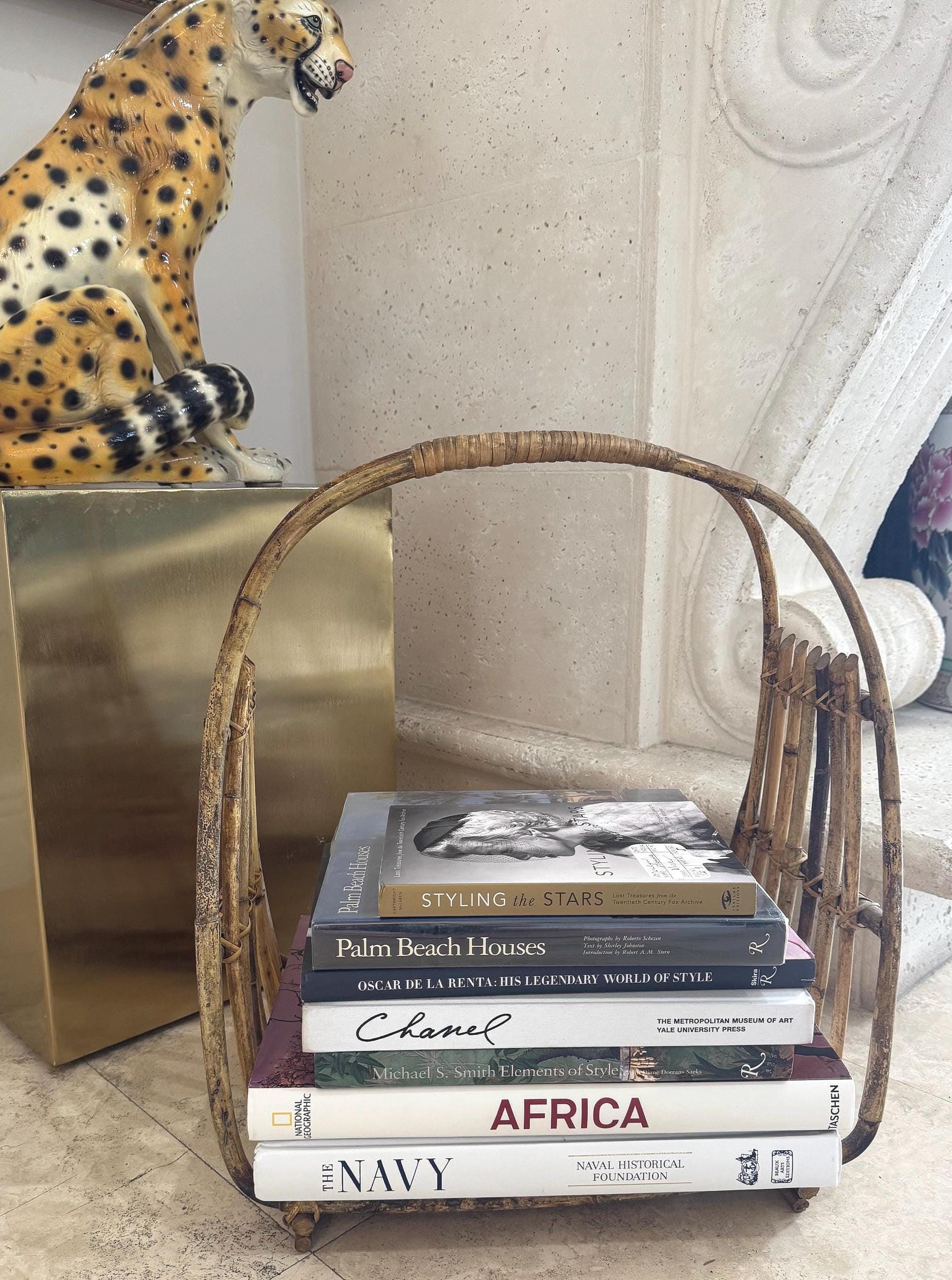 vintage bamboo rack