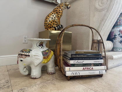Burnt Bamboo Magazine rack MCM magazine book rack Towel Rack